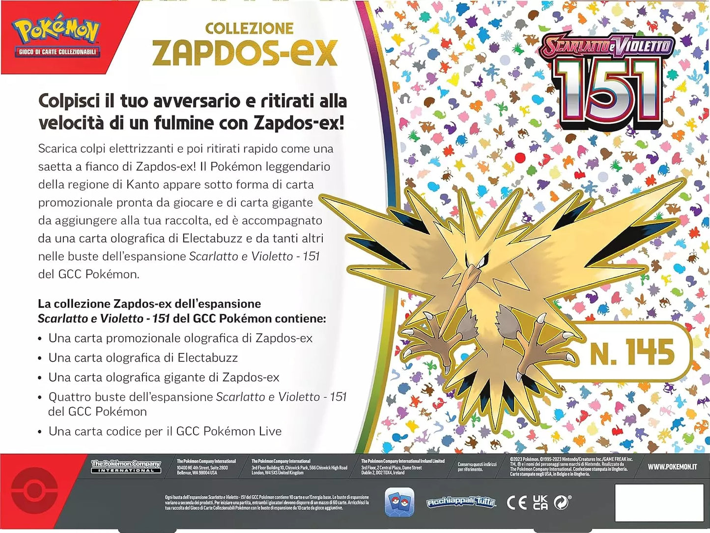 151 Collezione Zapdos-Ex(IT)
