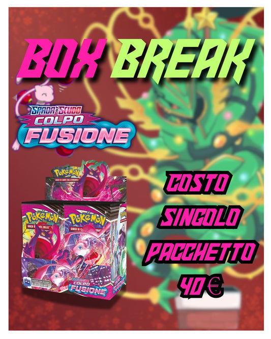 BOX BREAK! 1 Booster Colpo Fusione ITA